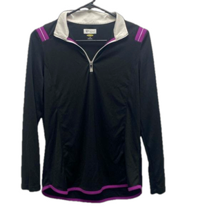 Greg Norman play dry pullover long sleeve top size large shirt